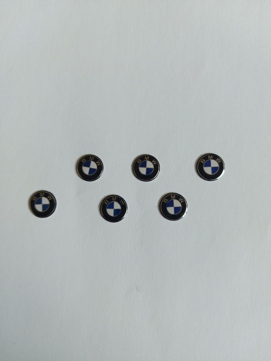 Стандартна Емблема за Бмв ключ 11mm / BMW key logo emblem бяло синьо