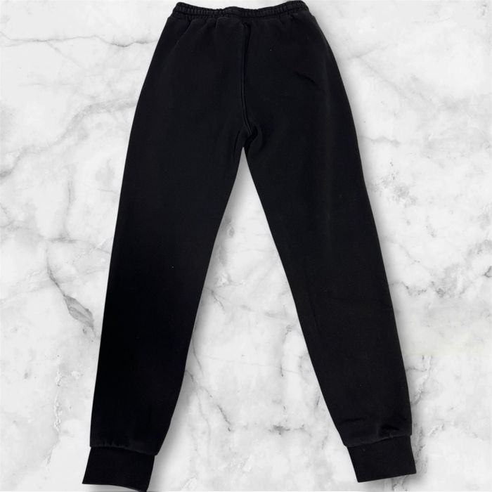 Ватирано спортно детско долнище за момчета, черно, 146-152см