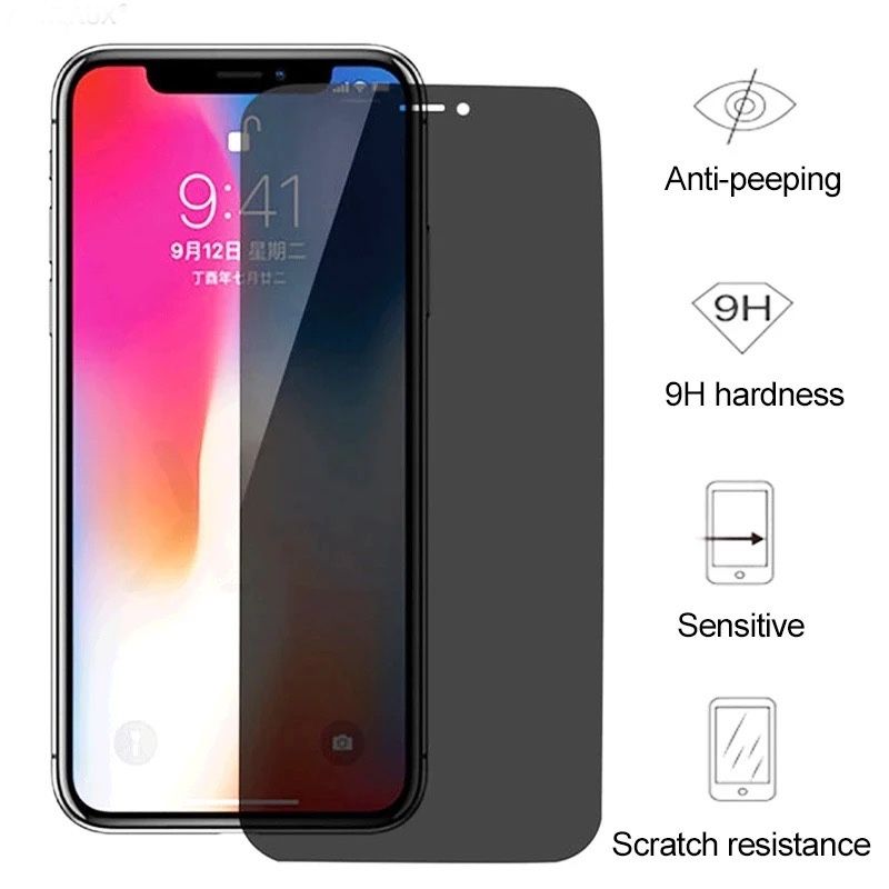 IPHONE 11 PRO MAX - Folie Sticla Protectie Curbata X Glass Privacy 60D