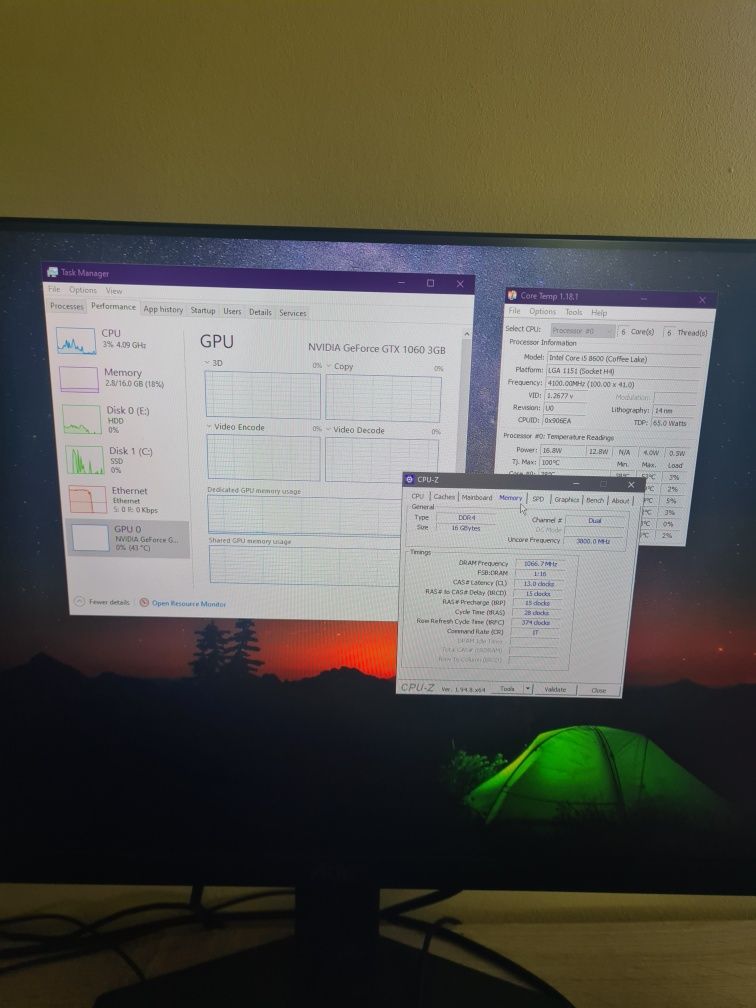 V/S PC Gaming I5 8600 | GTX 1060 3GB | 16GB RAM | 1TB HDD + 256GB SSD.