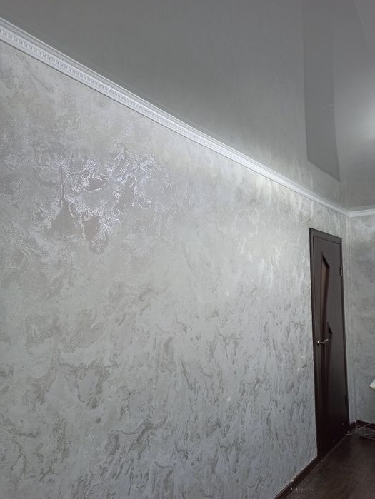 Поклейка обоев от 500тг        .