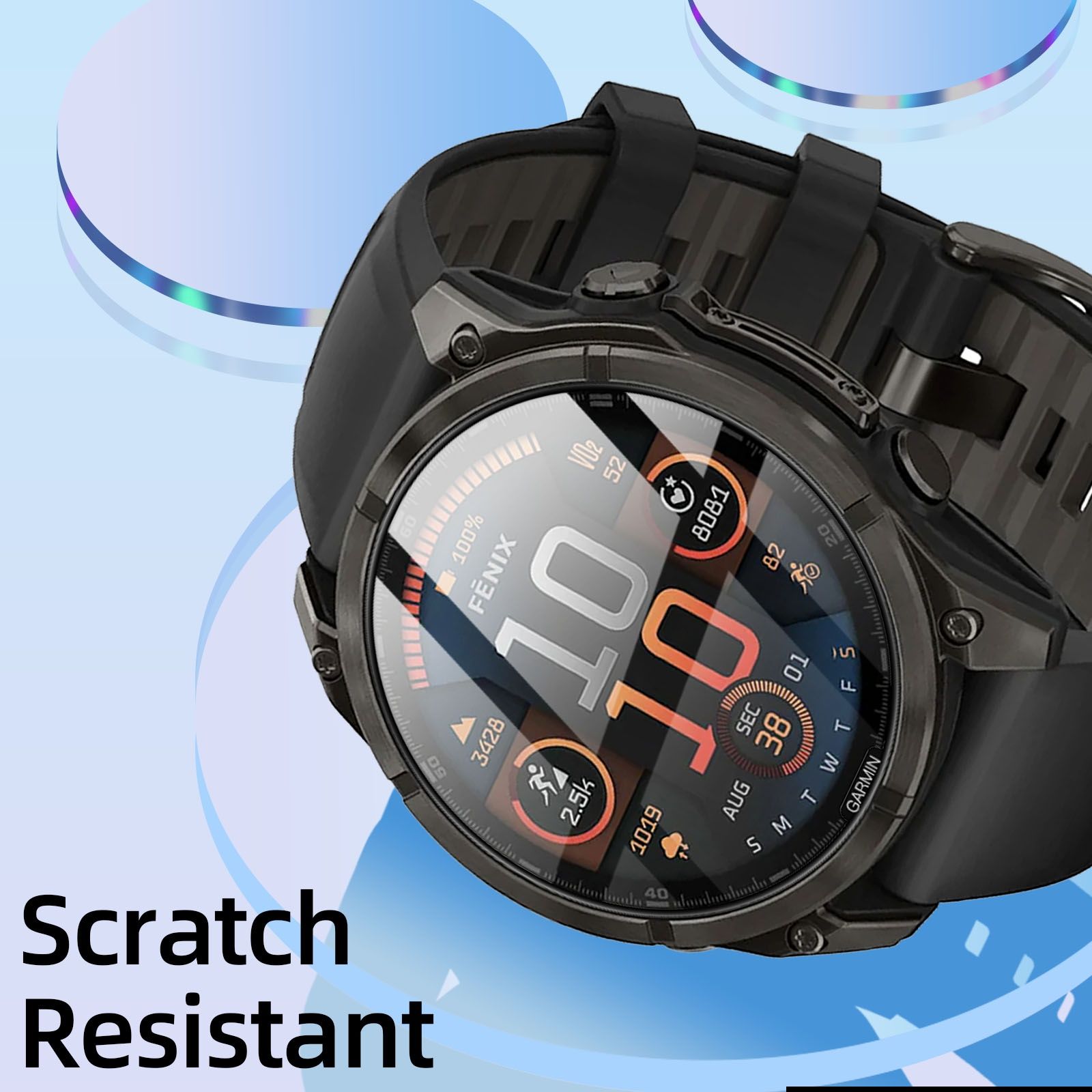 Garmin Fenix 8 43mm. 47mm. 51mm. / 5D Протектор за цял екран