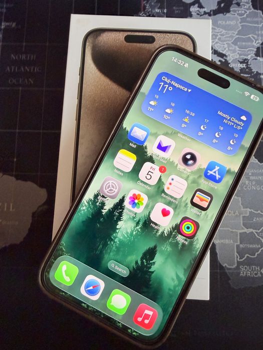 iPhone 15 Pro Max 256 Gb, 100% Baterie