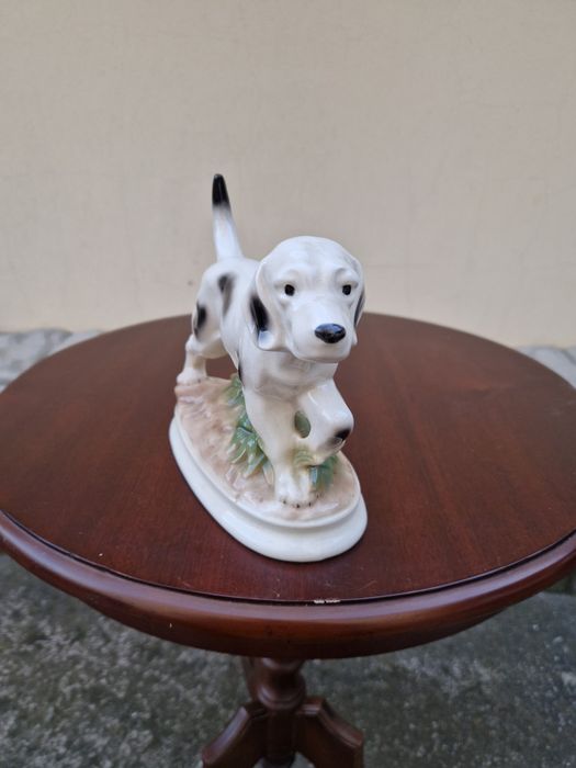 Страхотна антикварна английска порцеланова фигура статуетка