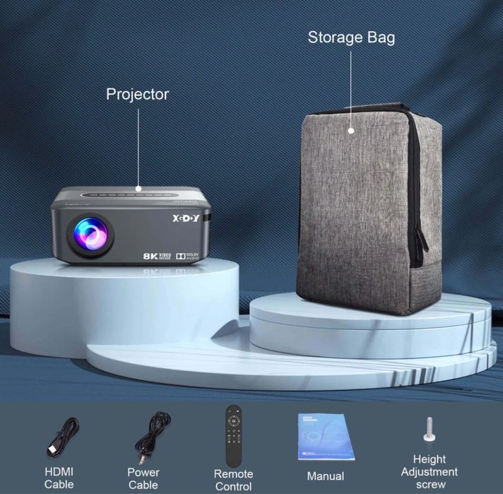 XGODY X1 | Native 1080P Projector 4K проектор