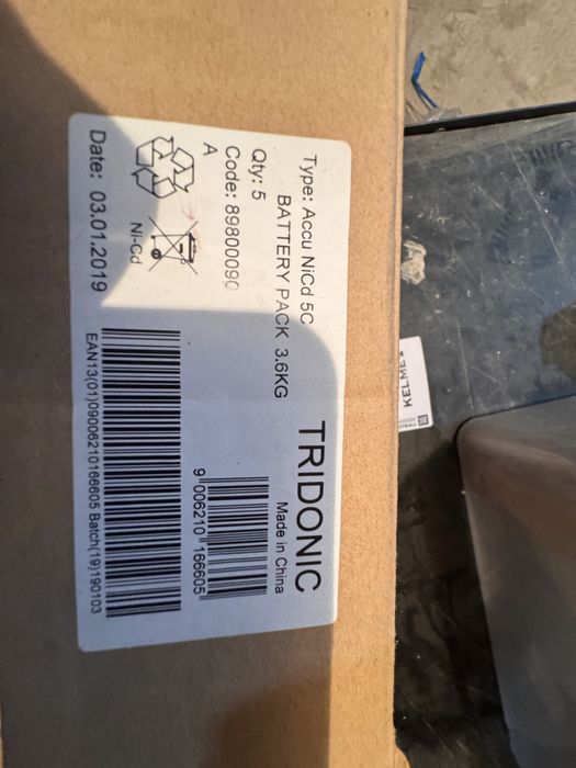 Tridonic accu nicd 5c 3.6v