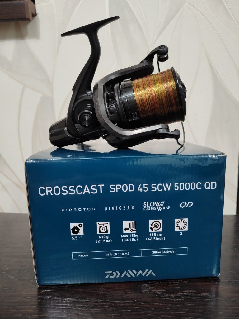 SPOD макара  модел Daiwa Crosscast 45