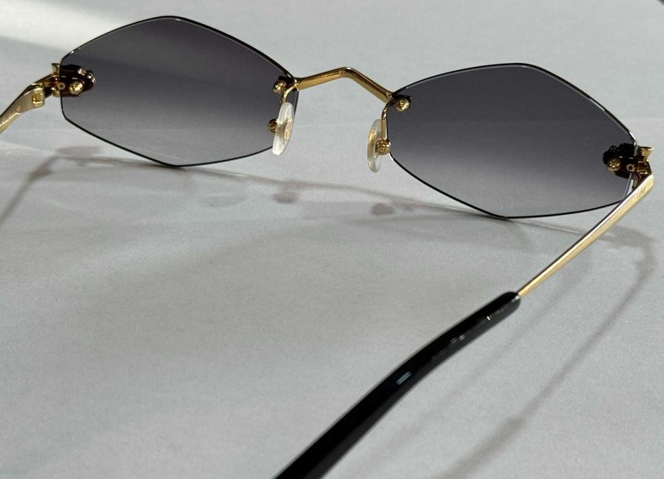 Дамски слънчеви очила CARTIER - CT0433S- Gold Panthère De Cartier