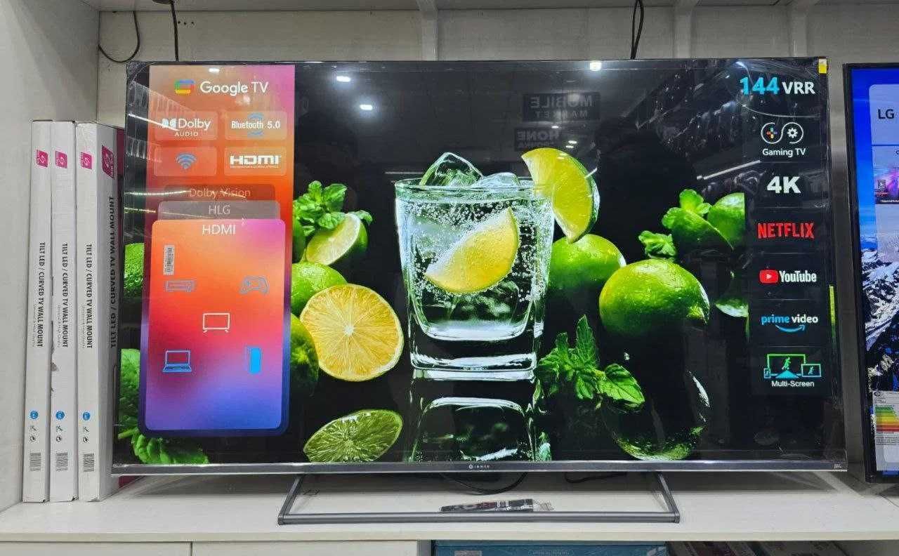 Телевизор Immer 65U144G 4K GoogleTv UHD 144 Гц + прошивка + доставка!
