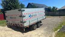 Remorca trailer platforma dubla mma 2700 kg obloane inalte 2022 BW