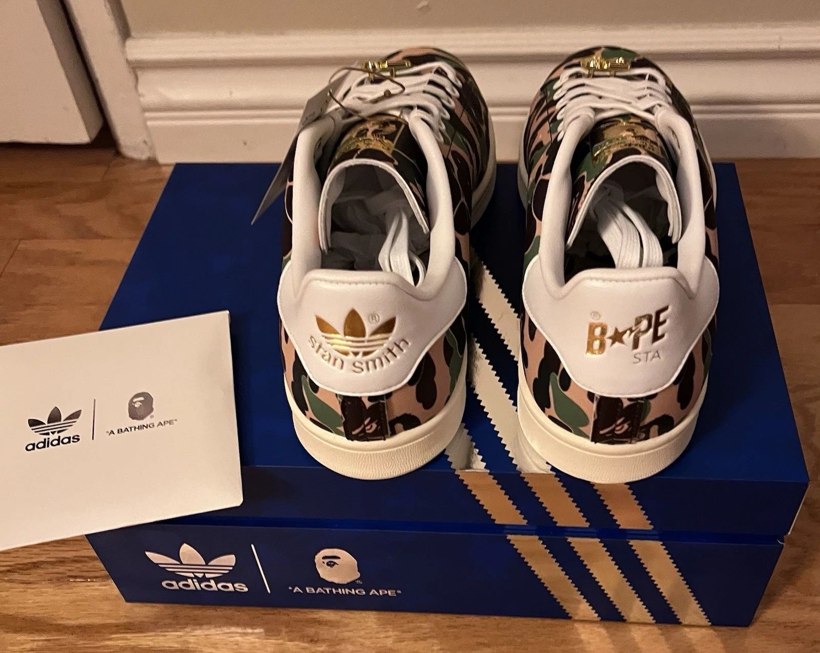 Adidas x bape stan smith
