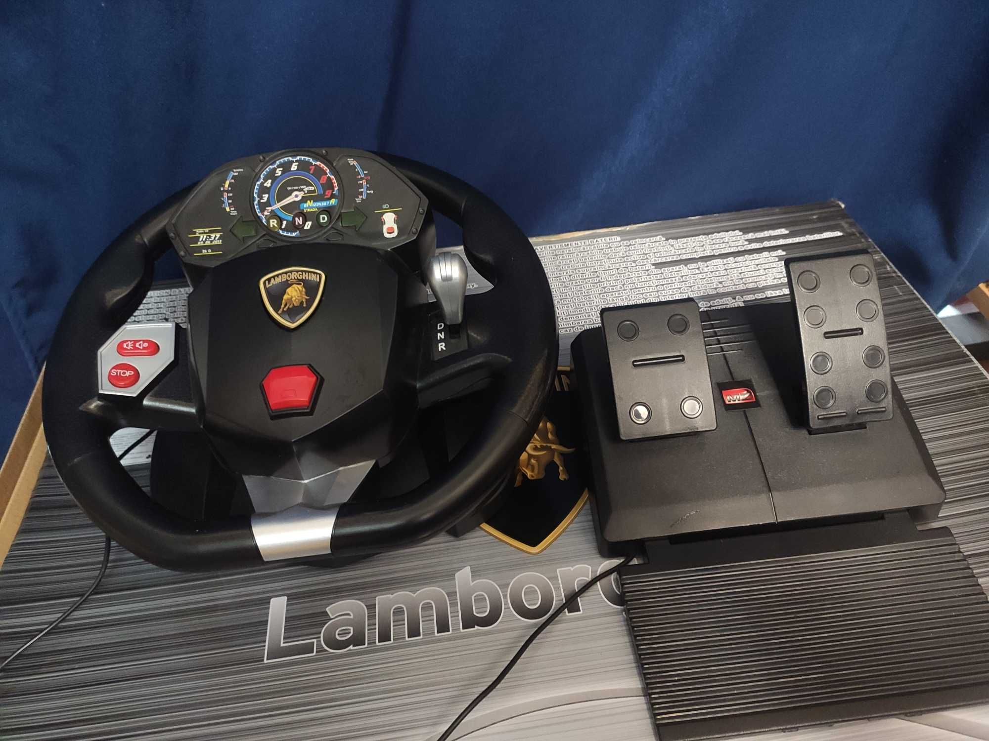 Masina Lamborghini Veneno 61 cm  scara 1: 10 cu  volan si pedale