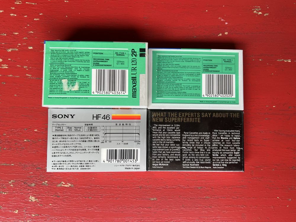 Лот Аудио Касети Maxell,,Sony,Pyral Supererrite,касетки