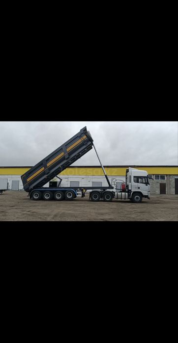 Подъемный цилиндр от немецкого полуприцепа, высота подъема около 15мет