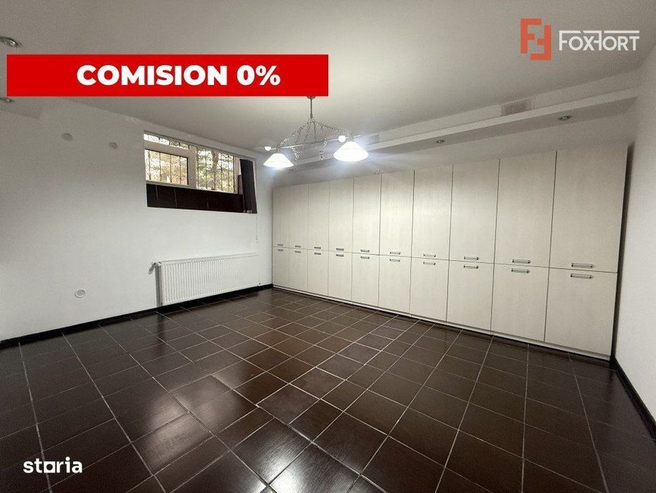 COMISION 0% Spatiu de inchiriat cu 2 incaperi, la demisol, in Centrul