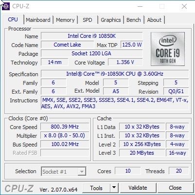 PC Gaming RGB RTX 3070 i9 10850k 32gb