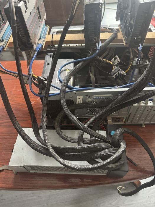 Vand rig mining 6 x rx 580 8GB AMD