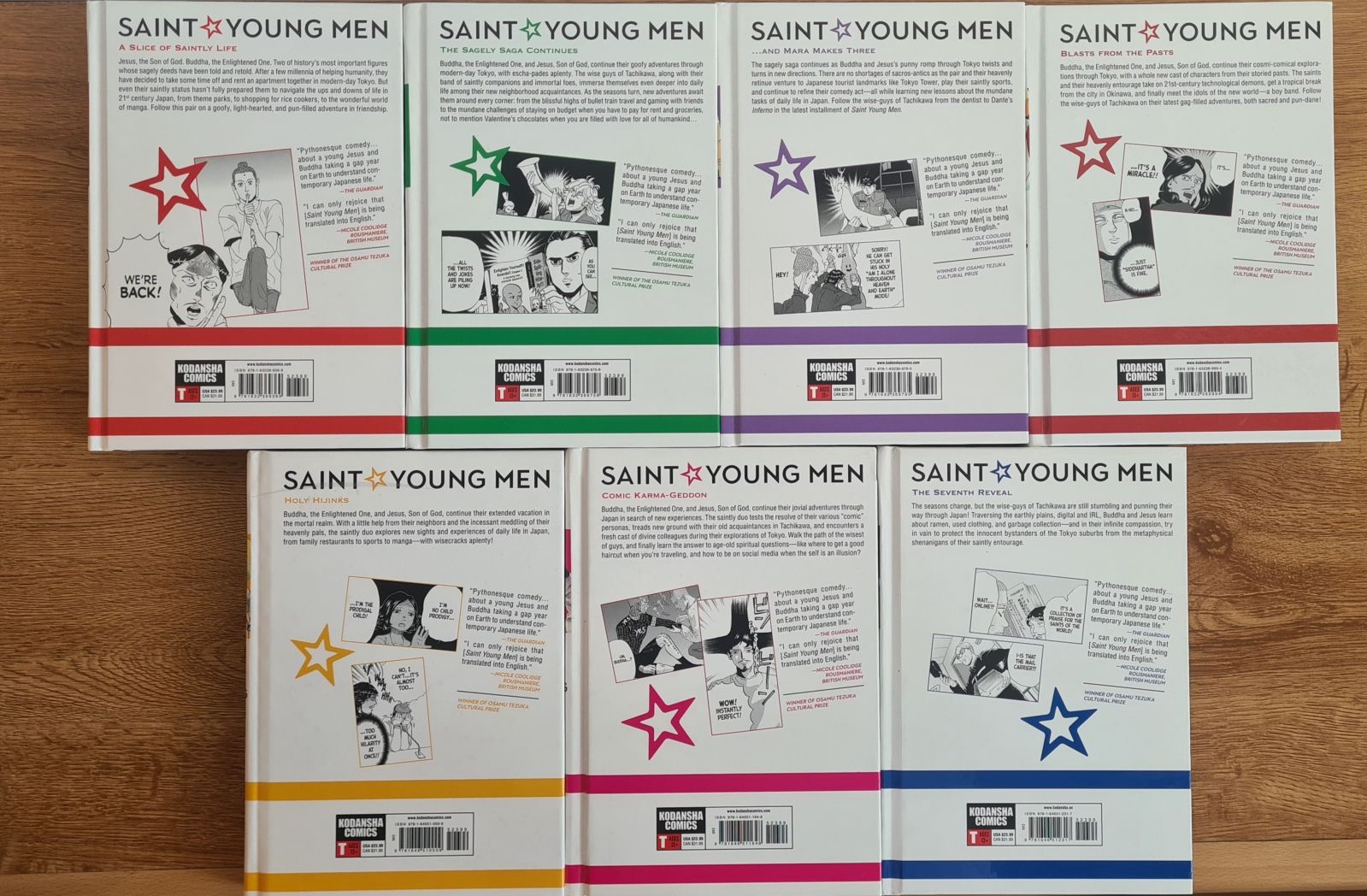 Saint Young Men manga vol. 1-7