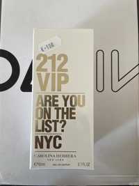 carolina herrera 212 vip