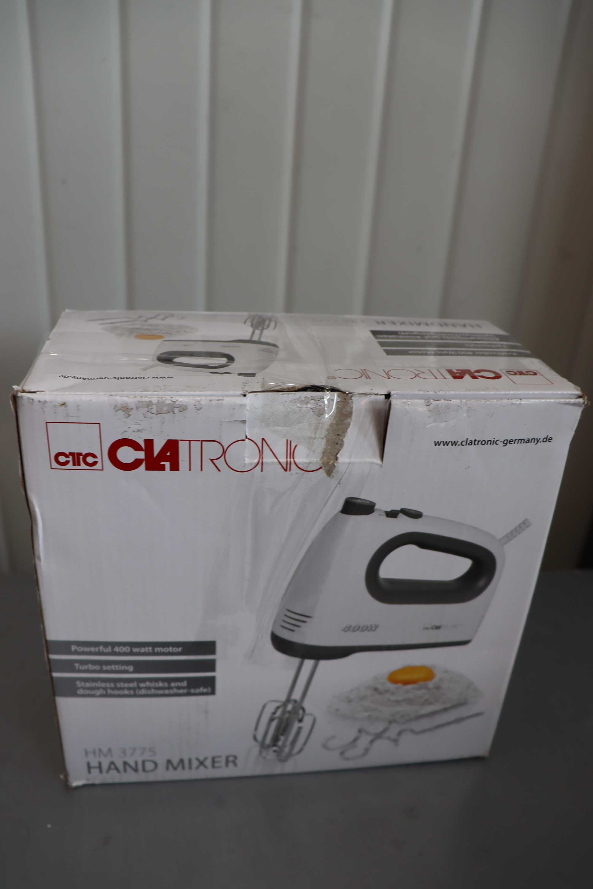 Clatronic HM 3775 – ръчен миксер 400 W, 5 скорости + турбо