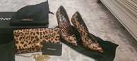 Set Geanta plic și pantofi  animal print Dolce Gabbana