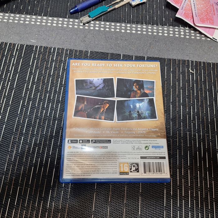 Игра Uncharted 4/Legacy Of Thieves Collection за PS5