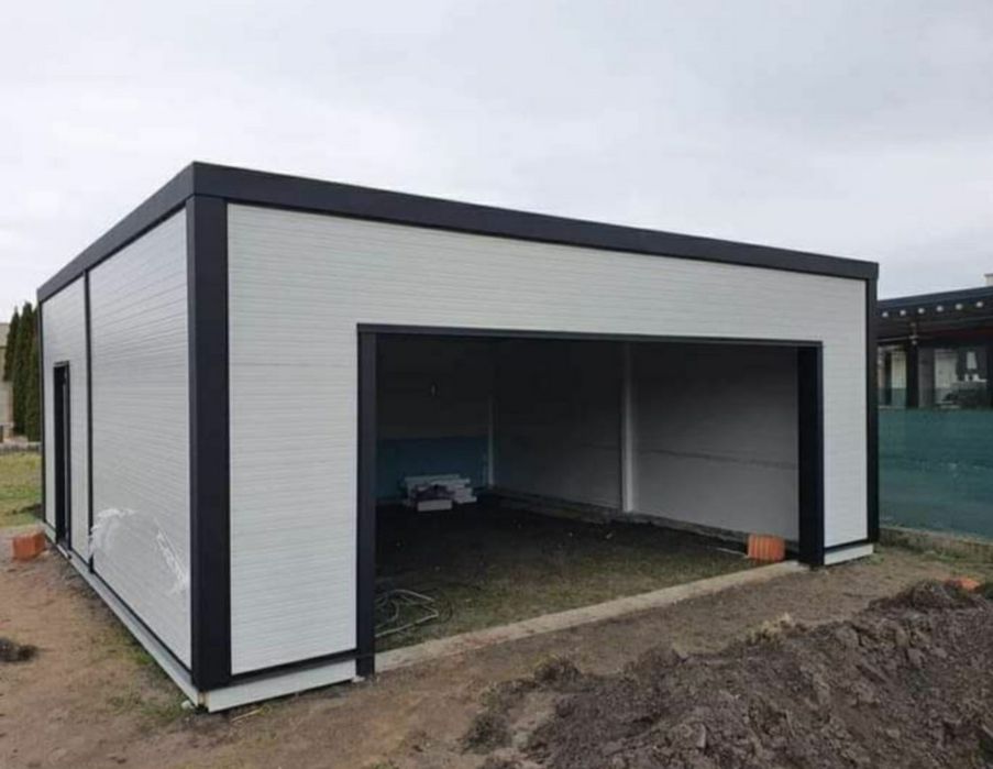 Garaje metalice din containere modulare