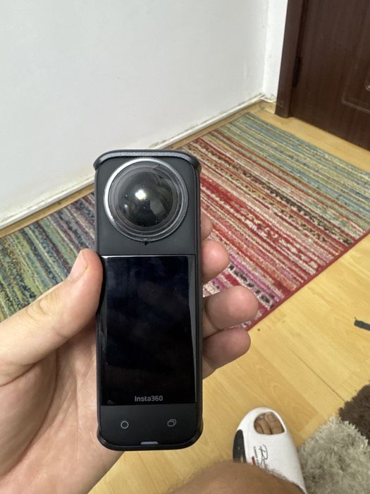 Camera video sport Insta360 X4 8K, 360°, Negru