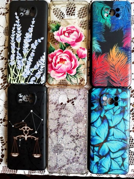 Чехлы на Poco x3, Poco x3pro (6шт)