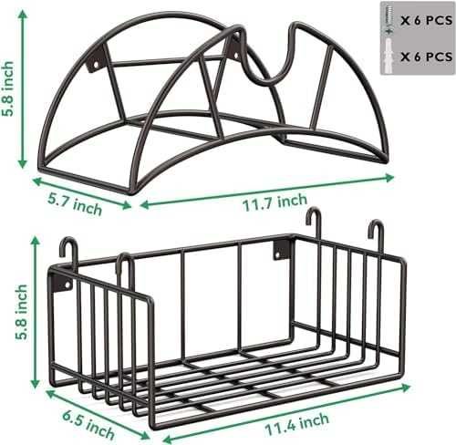 Нов Стенен държач за градински маркуч, издръжлив и лесен монтаж