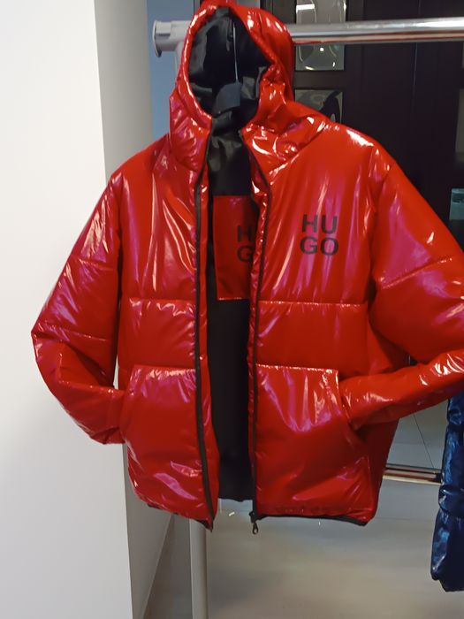 Geaca unisex boss de culoare rosu