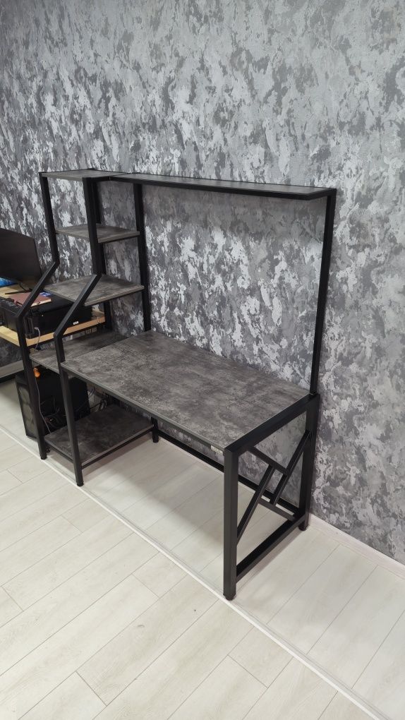 Компьютерный стол лофт, kompyuter stoli loft uslubida