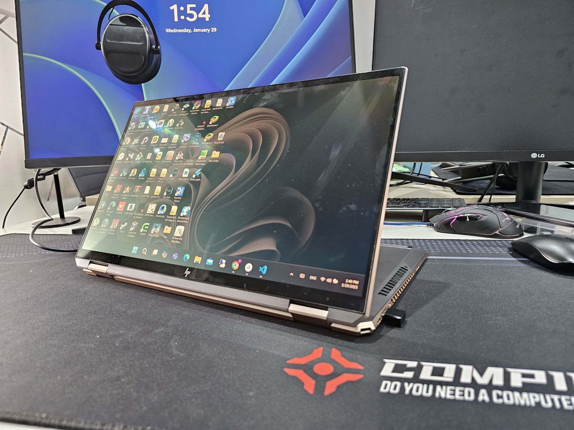 Hp spectre x360  15, i7 10gen, gtx1650, 4k display
