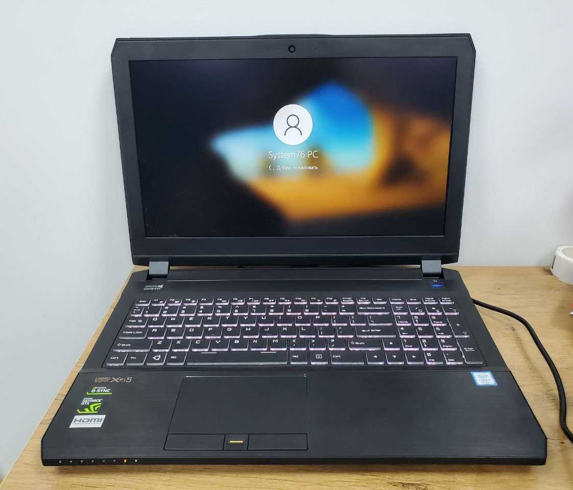 Игровой ноутбук System76 Oryx Pro (Американский)