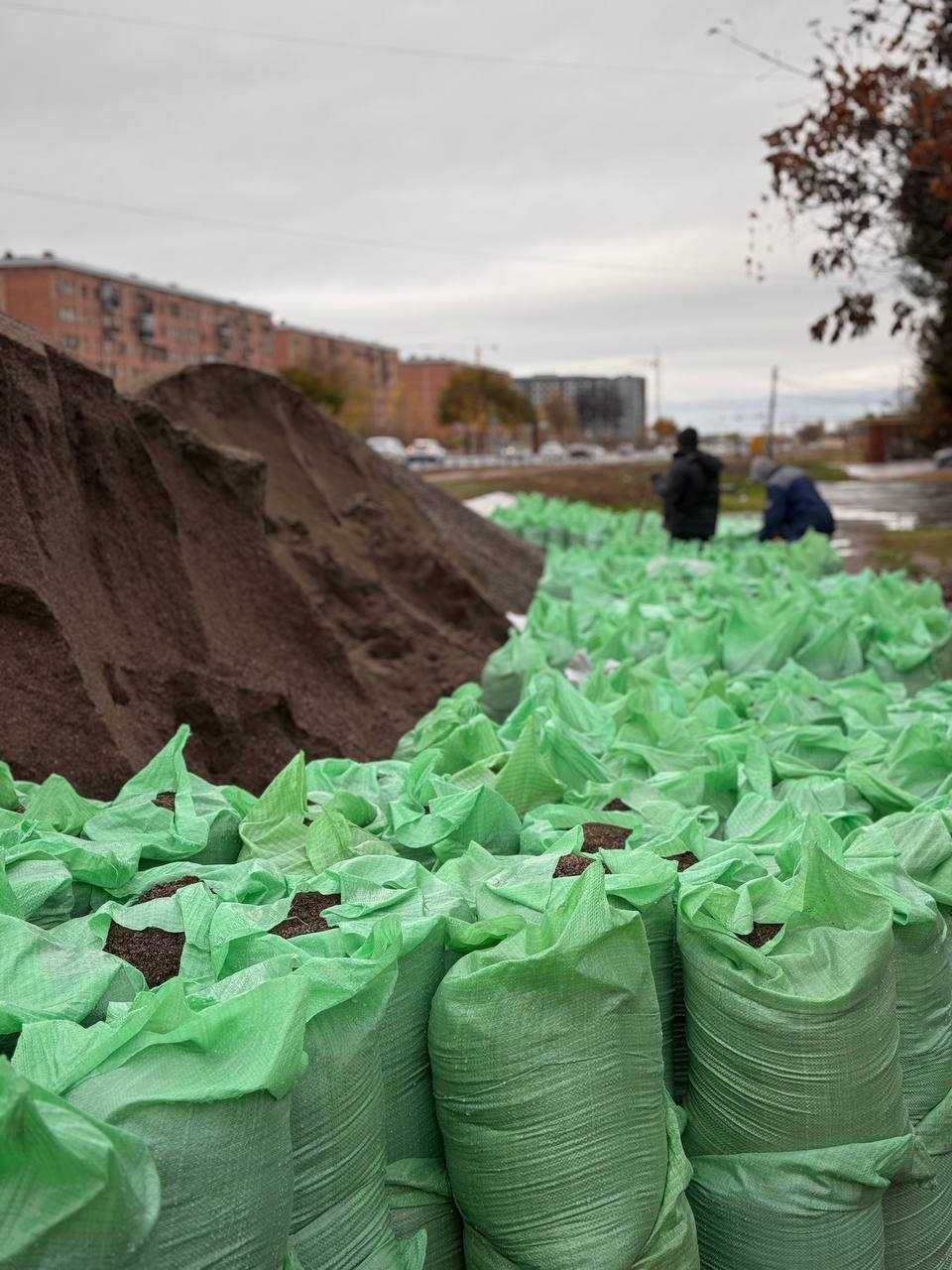 Klenes Sheben Qum Tuproq qopdaПесок Кленец Шебен Глена В мешках