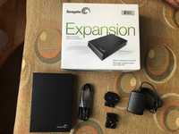 HDD extern Seagate Expansion Portable 2TB, USB 3.0, Negru