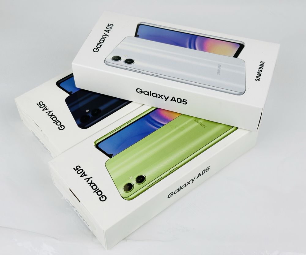 НОВ! Samsung A05 64GB 4GB Black / Silver / Light Green 2г. Гаранция!