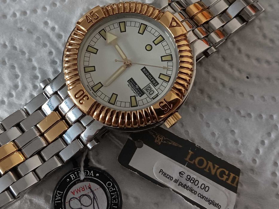 Rodolphe by Longines  automatic nou nefolosit fond de magazin 39 mm