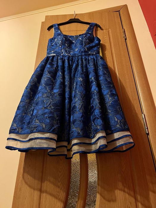 Rochie ocazie albastra mărime S, vezi și alte anunțuri rochie Ana Radu