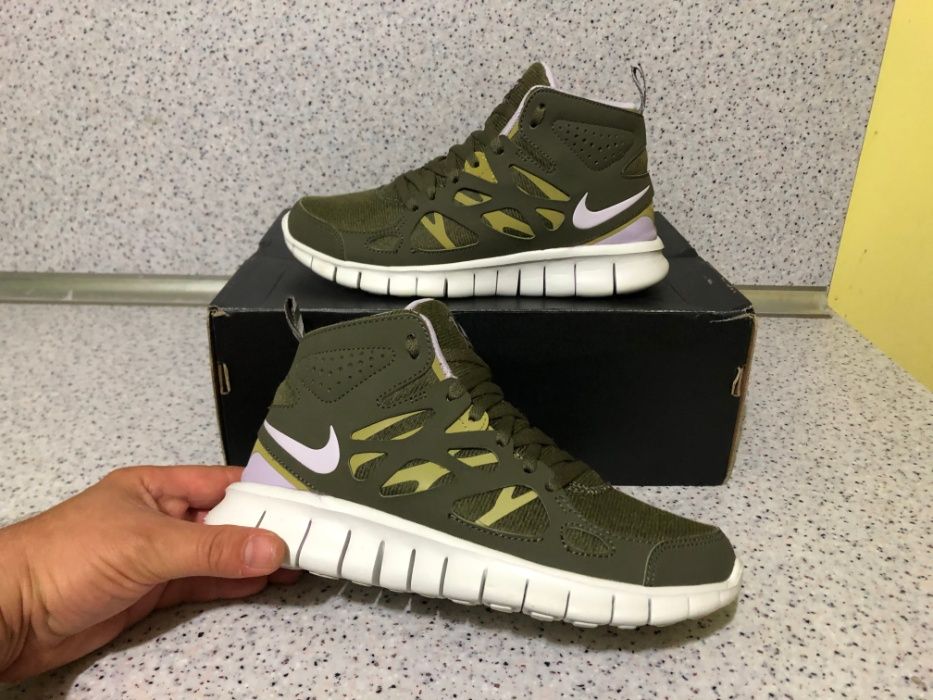 ОРИГИНАЛНИ *** Nike Free Run 2 Mid Boot Olive Womens