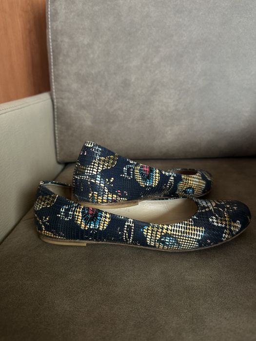 Кожени балетни обувки fellini 38