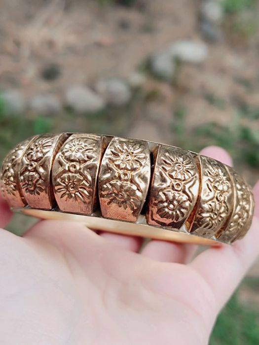 Veche bratara fixa din alama