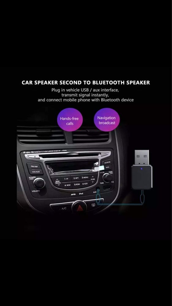 USB-AUX Adaptor Bluetooth