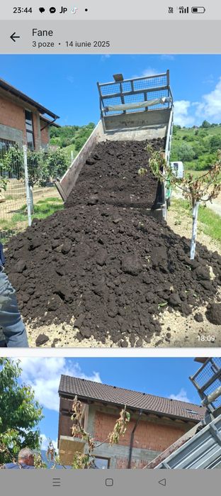 Transport materiale din balastiera