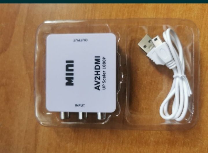 Adaptor Av Rca la Hdmi /Adaptor Hdmi la Rca Av