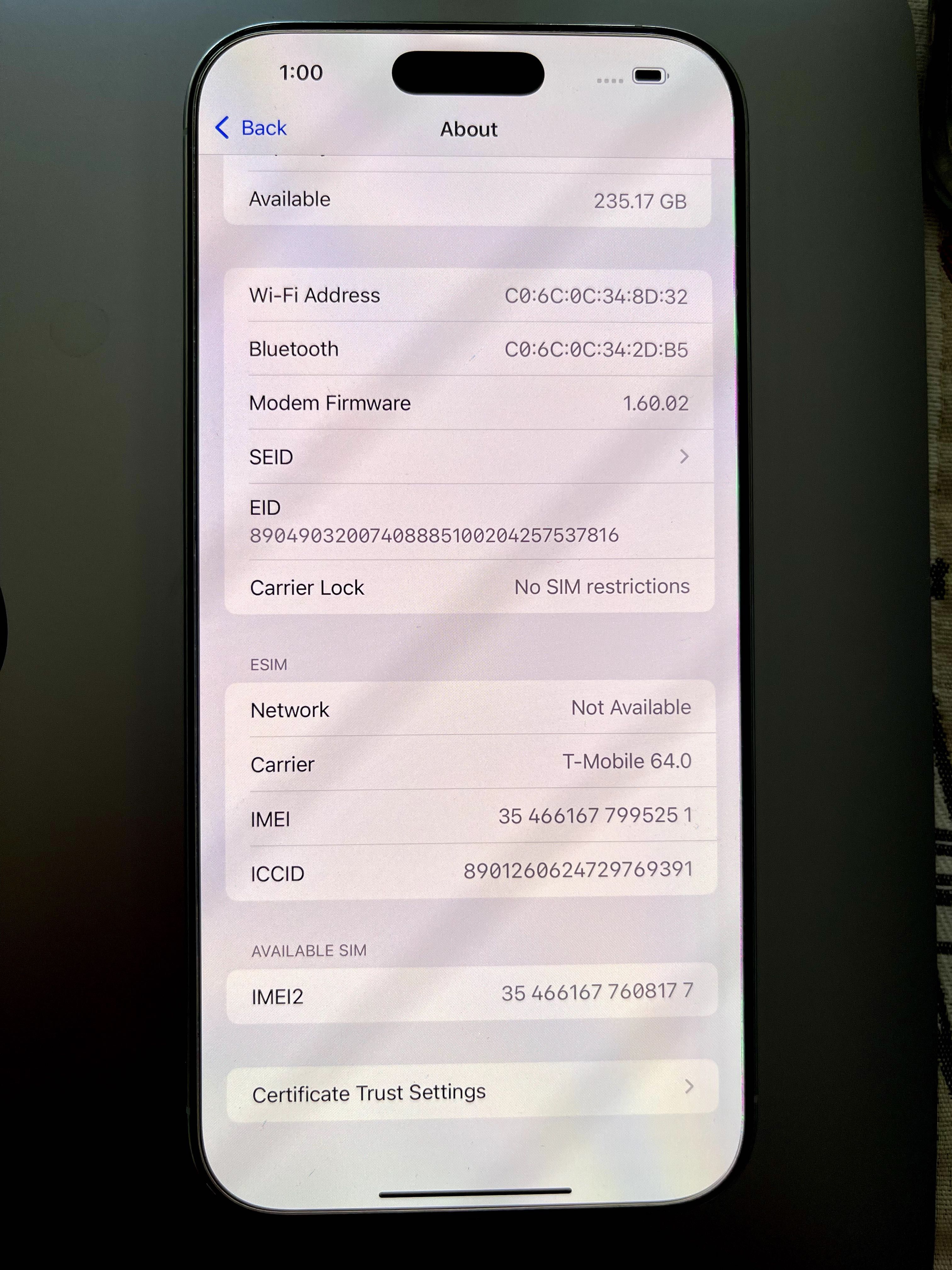 iPhone 16 Pro Max 256GB - Отключен, Като Нов + Аксесоари + Гаранция