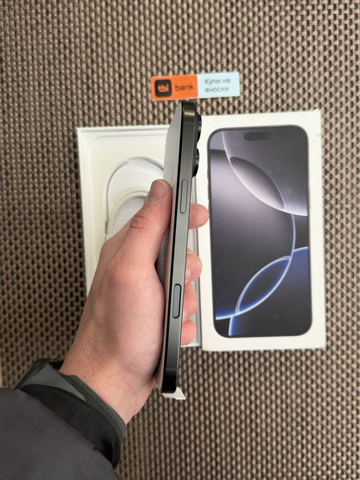 НОВ! 512Gb*ЛИЗИНГ* iPhone 16 Pro Max Black Titanium / Гаранция