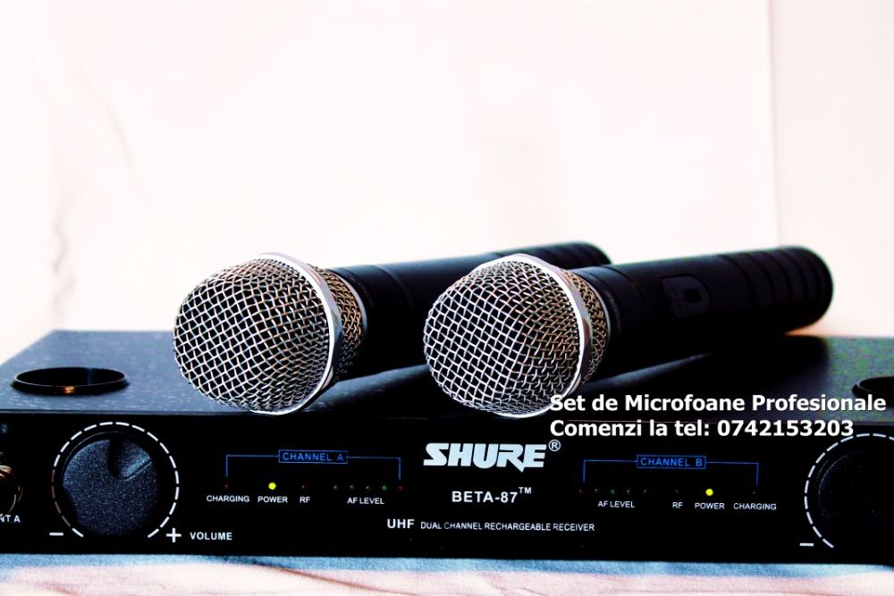 Set microfoane fara fir Wireless peste Shure akg sennheiser