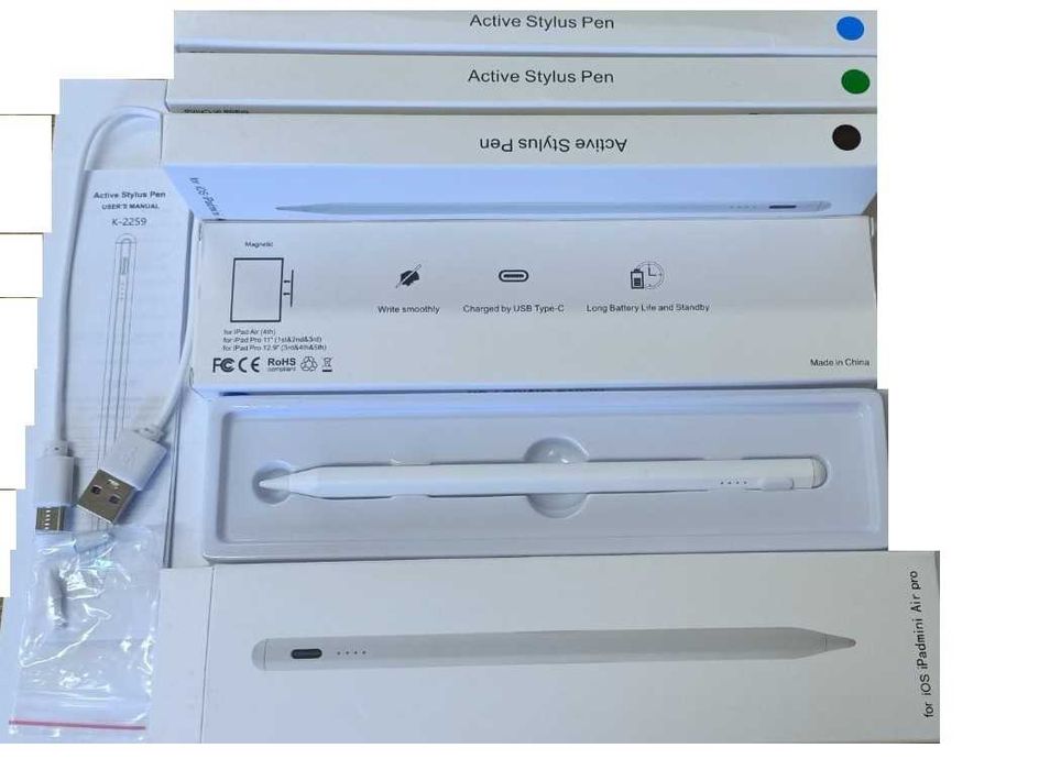 Apple Стилус Активна Писалка iPad Магнитно Отхвърляне на Дланта