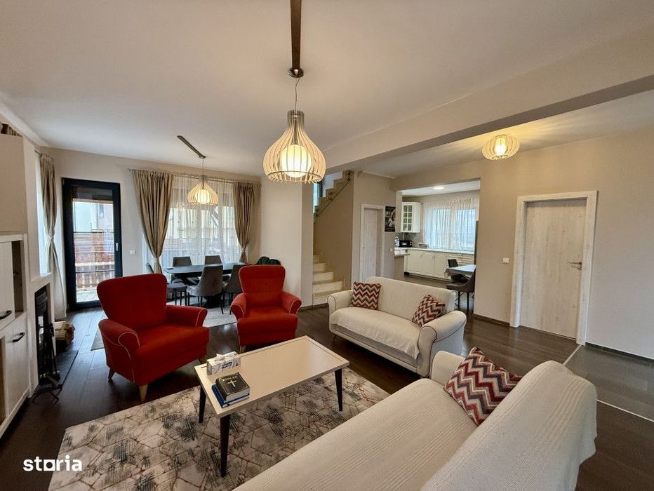 Casa individuala LUX, 4 camere, 3 bai, teren 450mp, zona Dezmir